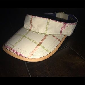Coach plaid visor